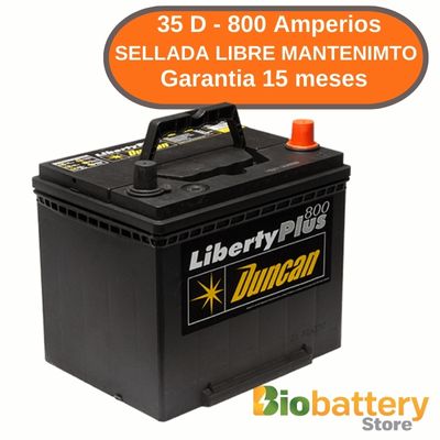 35 D - 800 Amperios - Sellada - Libre mantenimiento 35 D - 800 Amperios - Sellada - Libre mantenimiento