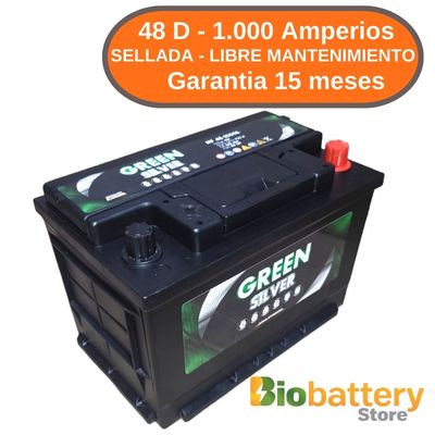 48 D - 1.000 Amperios - Sellada - Libre mantenimiento 48 D - 1.000 Amperios - Sellada - Libre mantenimiento