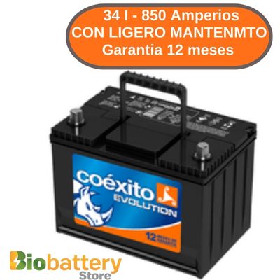 34 I - 850 Amperios - Con Ligero Mantenimiento 34 I - 850 Amperios - Con Ligero Mantenimiento