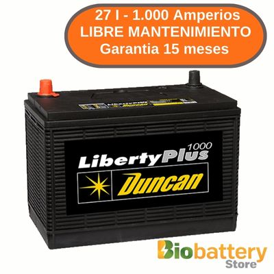 27 I -1.000 Amperios - Libre Mantenimiento 27 I -1.000 Amperios - Libre Mantenimiento