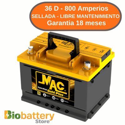 36 D - 800 Amperios - Sellada - Libre Mantenimiento 36 D - 800 Amperios - Sellada - Libre Mantenimiento