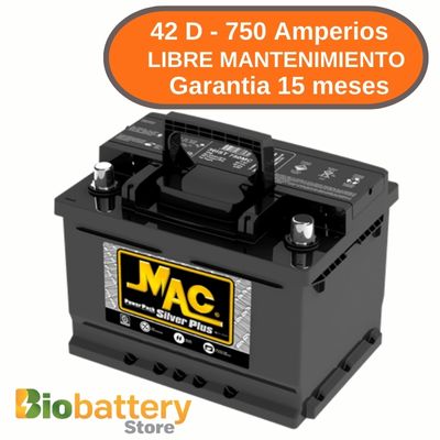 42 D- 750 Amperios - Libre Mantenimiento 42 D- 750 Amperios - Libre Mantenimiento