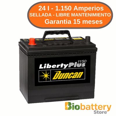 24 I - 1.150 Amperios - Sellada Libre Mantenimiento 24 I - 1.150 Amperios - Sellada Libre Mantenimiento