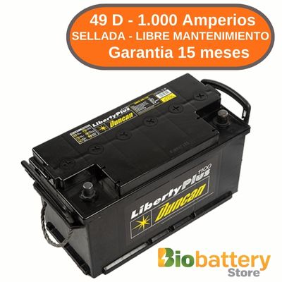 49 D - 1.000 Amperios - Sellada Libre Mantenimiento 49 D - 1.000 Amperios - Sellada Libre Mantenimiento